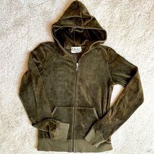 Authentic Vintage Juicy Couture velour hoodie size medium